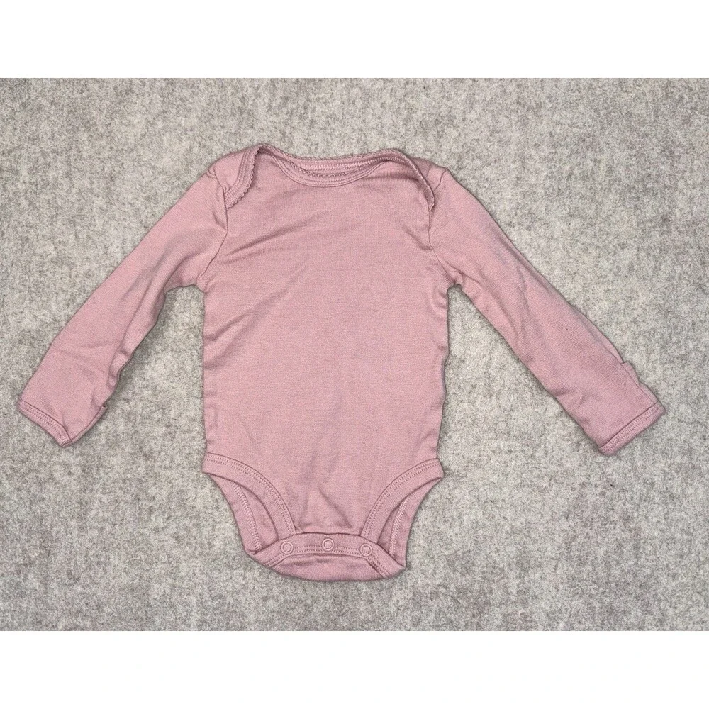 Carters Baby Girl 3 Month Long Sleeve Snap One Piece